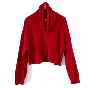 PST by Project Social Cowl Neck Crop Pullover